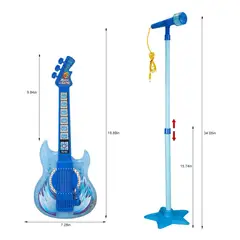 GENERICO - Guitarra Juguete Musical Con Micrófono Karaoke Para Niños