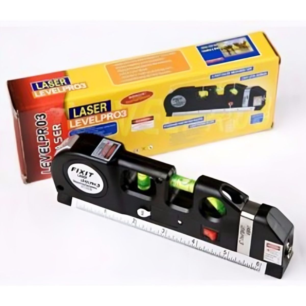 GENERICO - Medidor De Nivel Láser Medición Multiuso Huincha