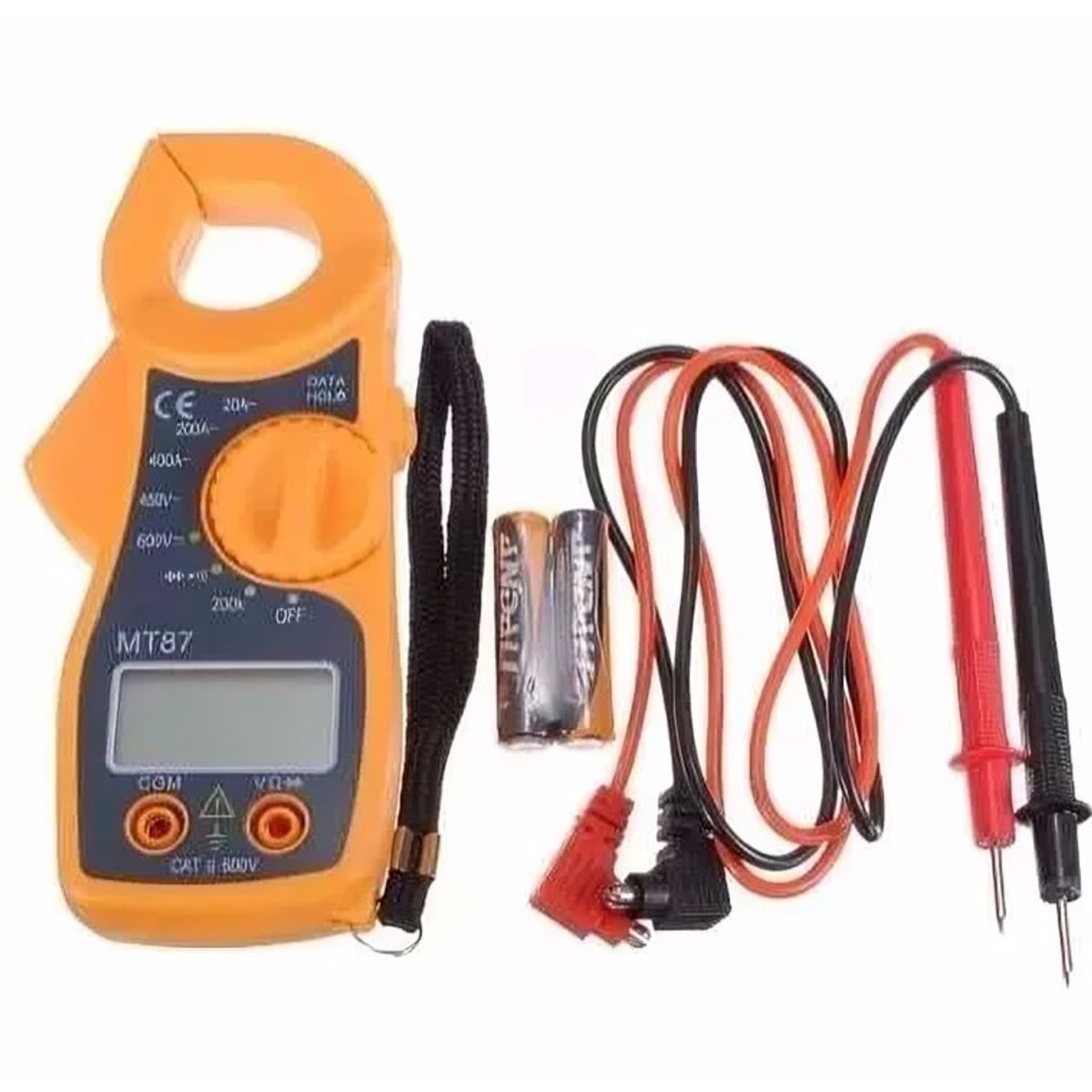 GENERICO - AMPERIMETRO DE TENAZA PINZA ACDC 15V COMPROBADOR DE CORRIENTE