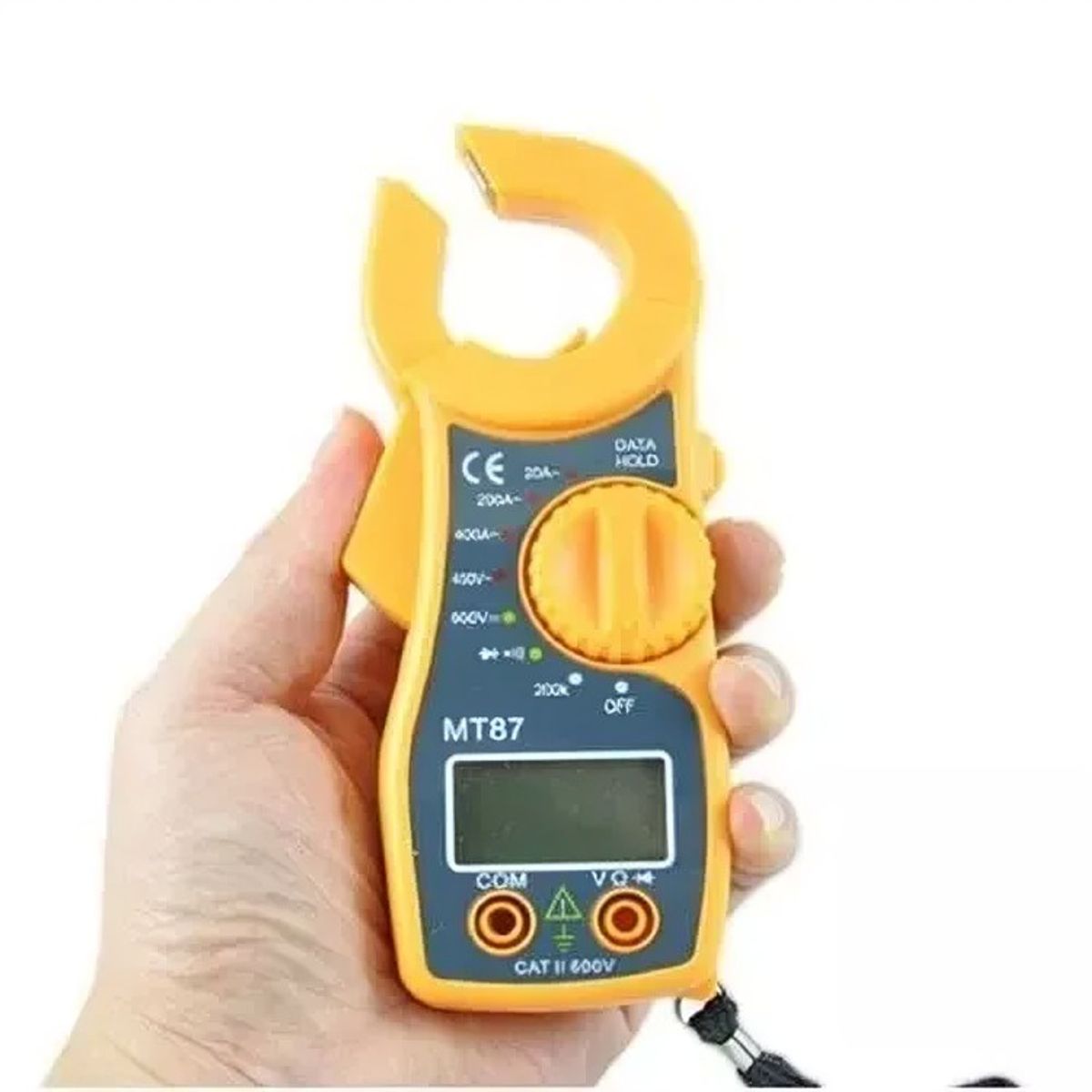 GENERICO - AMPERIMETRO DE TENAZA PINZA ACDC 15V COMPROBADOR DE CORRIENTE