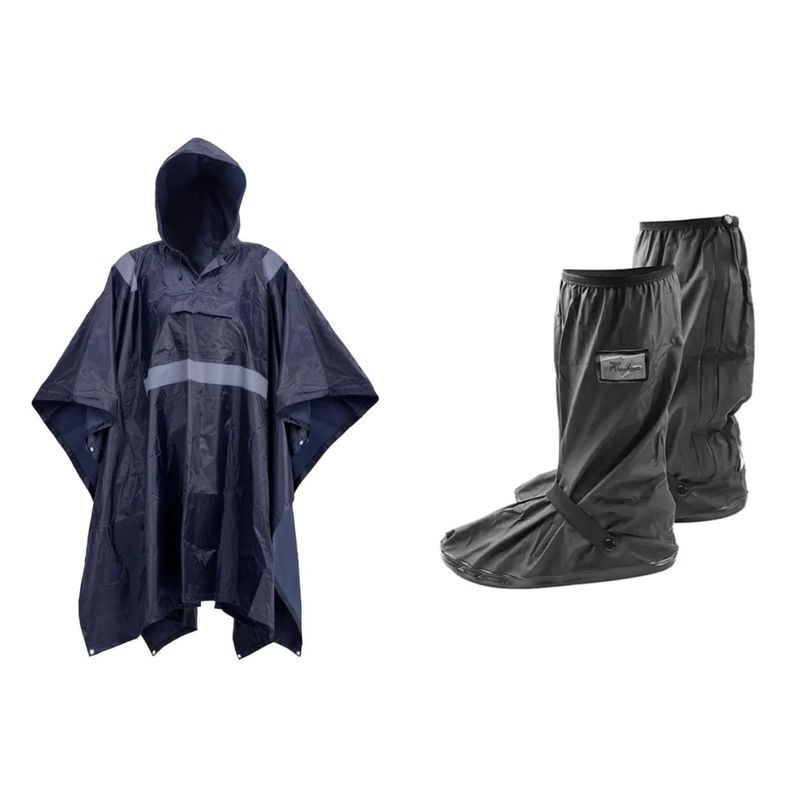 GENERICO - Poncho impermeable y cubre Zapatos impermeables