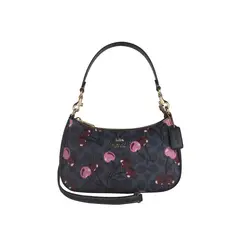 COACH - Teri Shoulder Bag In Signature Canvas With Cherry Print Cy694