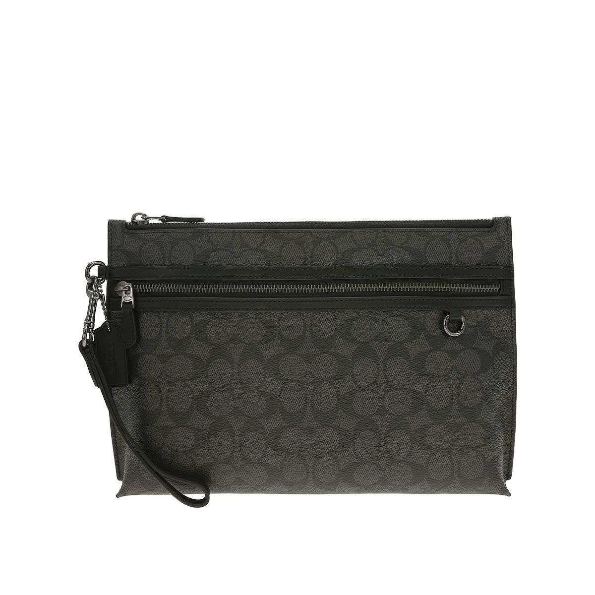 COACH - COACH Cartera Hombre Negro y Gris cy985