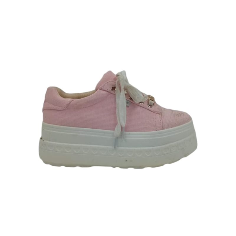 HERIEL - Zapatilla Rosa Plataforma.