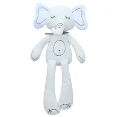 BABY - Suave elefante de peluche de apego para bebé de 43CM Unisex