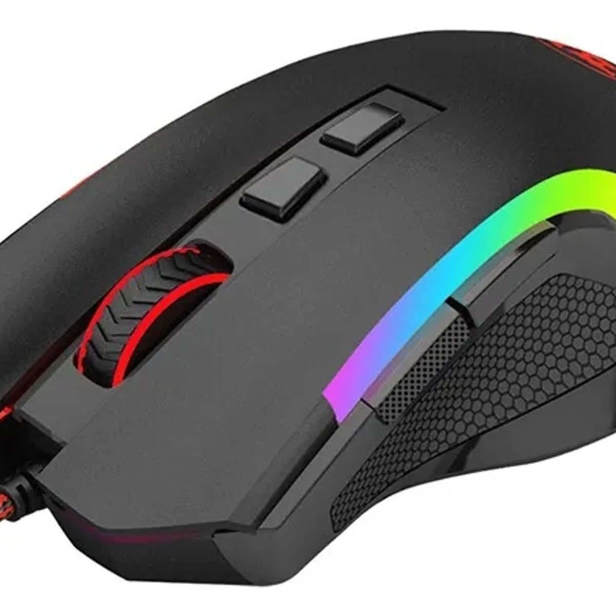 REDDRAGON - Mouse Gamer Redragon RGB Griffin M607 7000 DPI – 7 Botones Programables, RGB, USB, Sensor Preciso