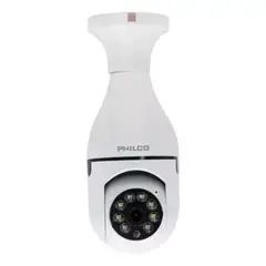 PHILCO - Cámara de Vigilancia W9120 Wifi Tipo Ampolleta 20MP Lente 36mm Slot MicroSD