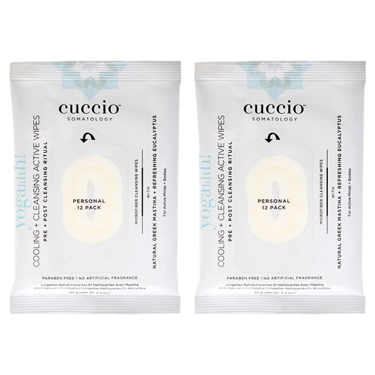 CUCCIO - Cleansing wipes pack de 2 cuccio-12count.