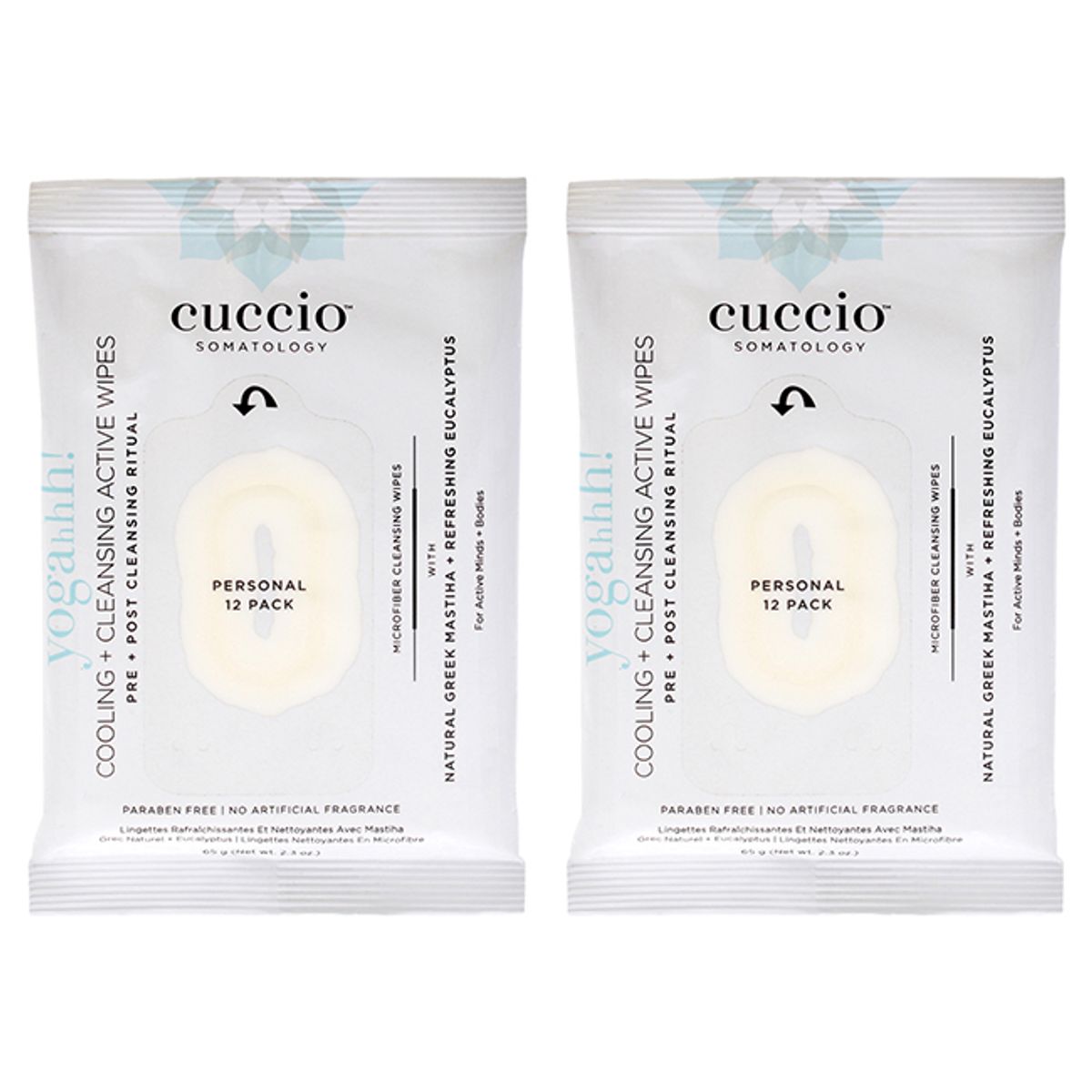 CUCCIO - Cleansing wipes pack de 2 cuccio-12count.