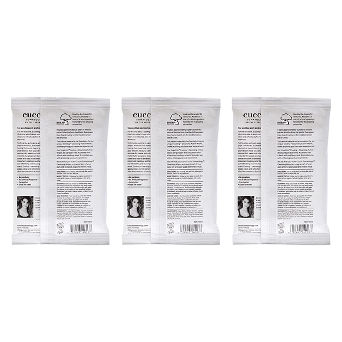 CUCCIO - Cleansing wipes pack de 3 cuccio-12count.