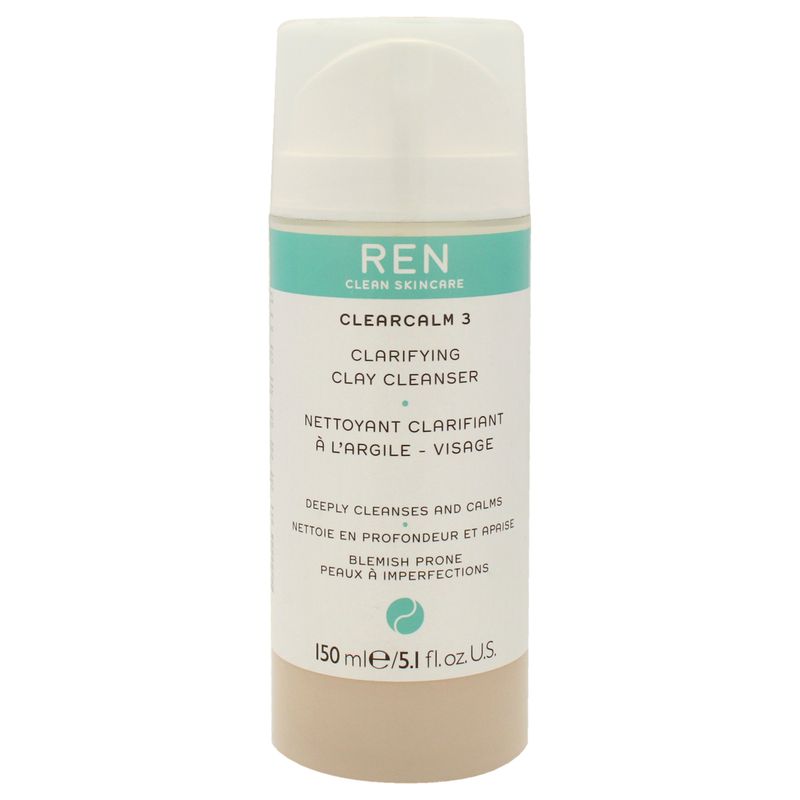 REN - Limpiador de arcilla clarificante Clearcalm 3 150ml REN