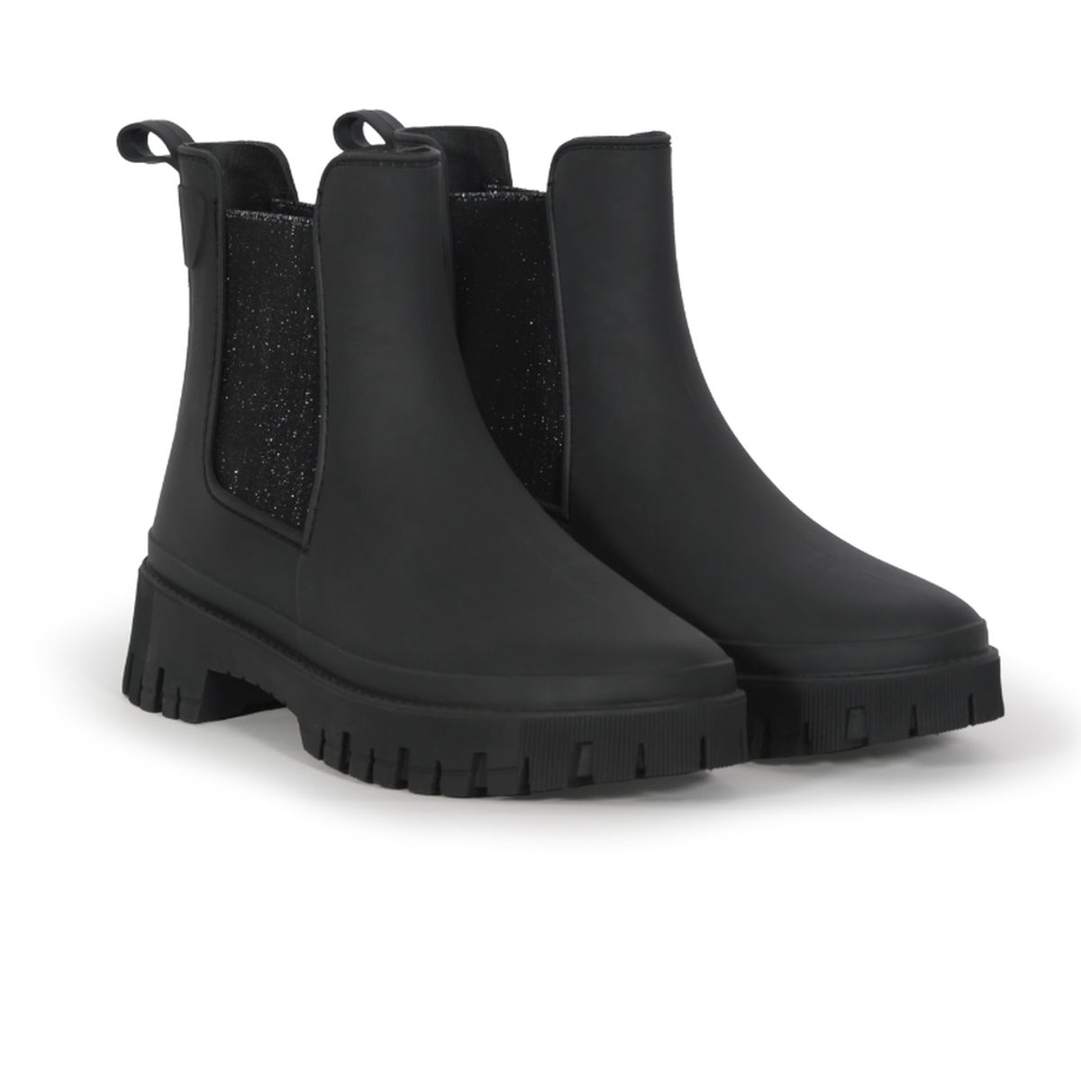 WAPPY TIENDA - Bota de Agua Chelsea Mujer Negra Wappy