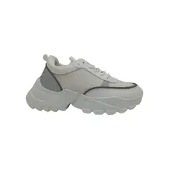 HERIEL - Zapatilla Blanca Plataforma Mujer