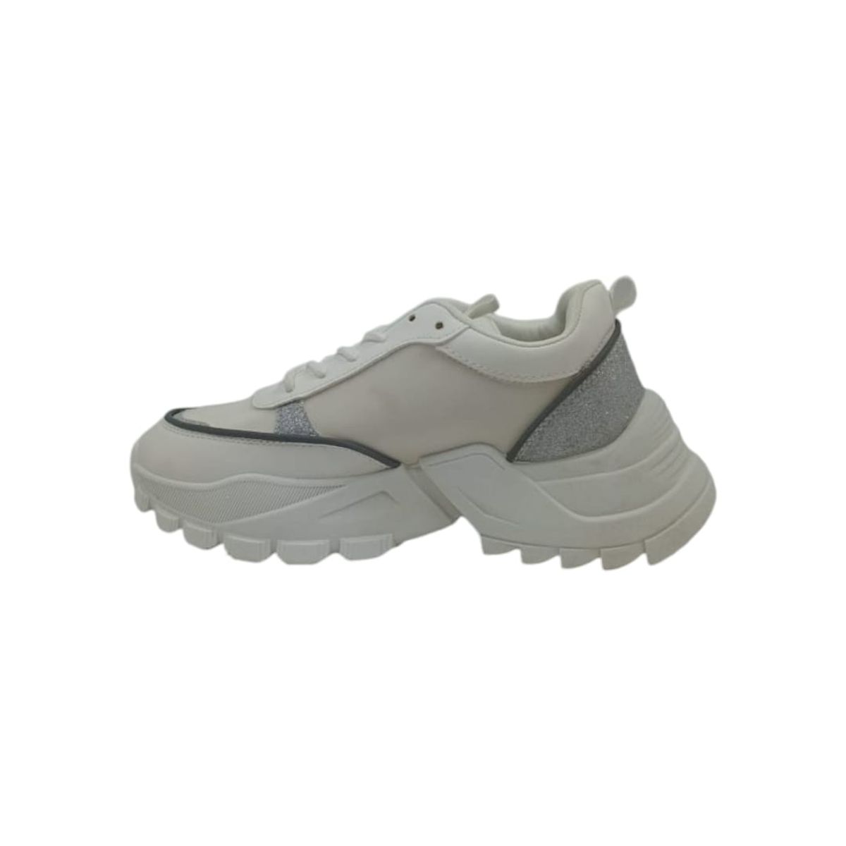 HERIEL - Zapatilla Blanca Plataforma Mujer