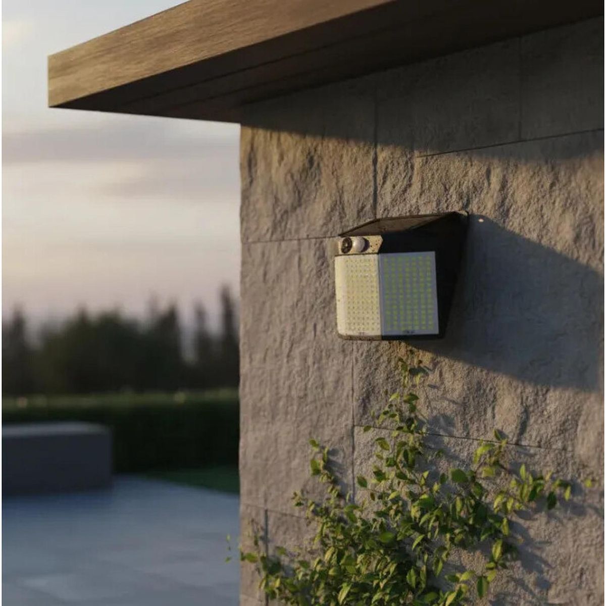 PRO OUTDOOR - Pack 4 Aplique 294 Led Solar Contra Agua