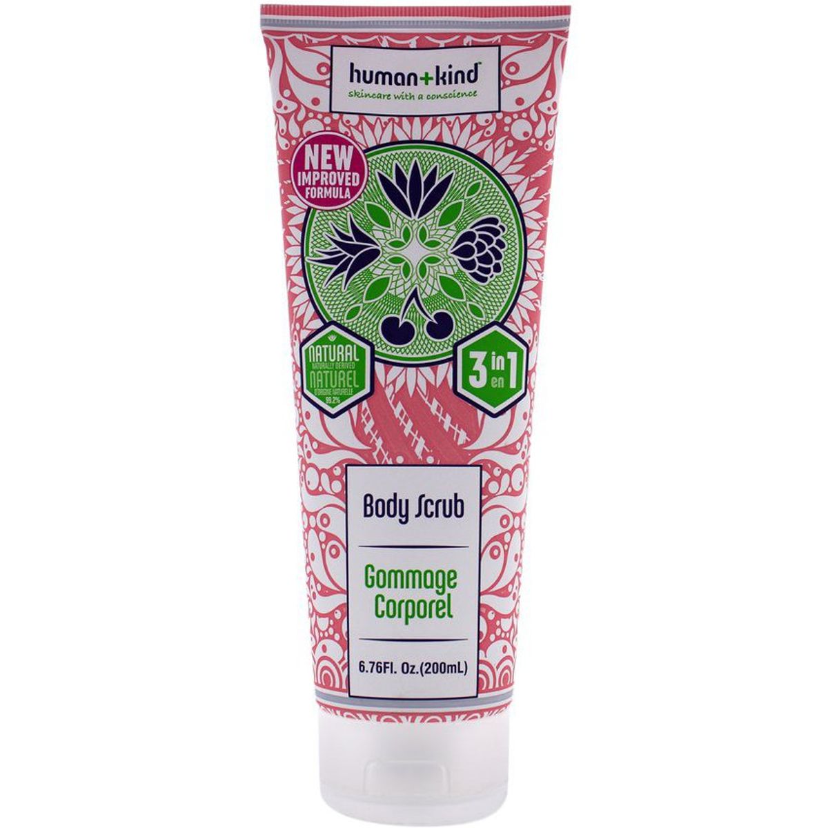 HUMAN KIND - Human+kind exfoliante corporal, 200 ml.