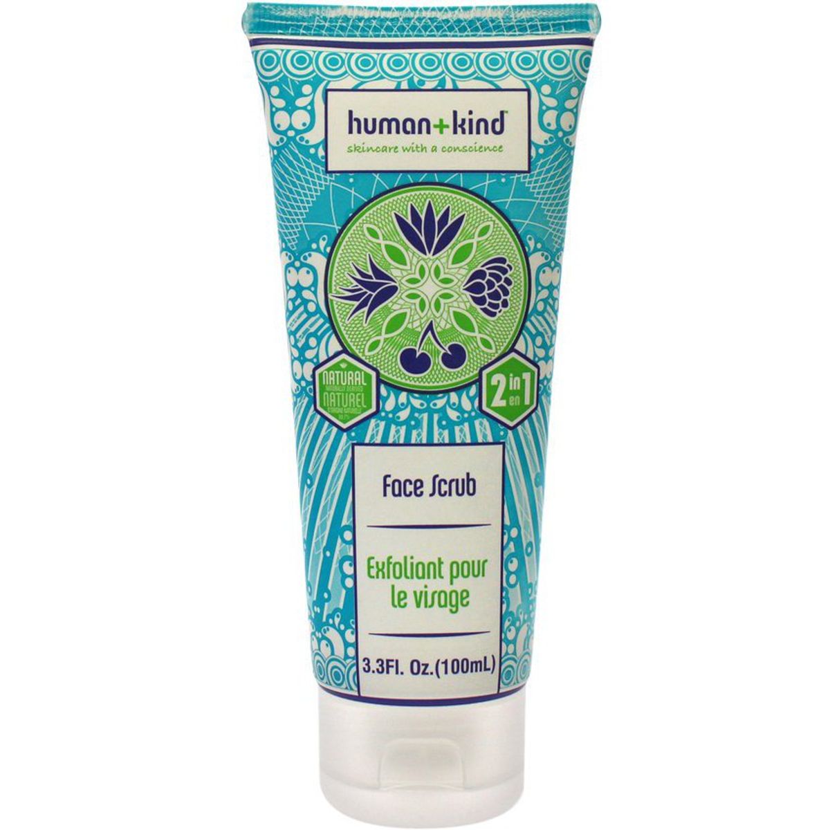 HUMAN KIND - Exfoliante Facial Avena Y Centella 98 Ml Human Kind