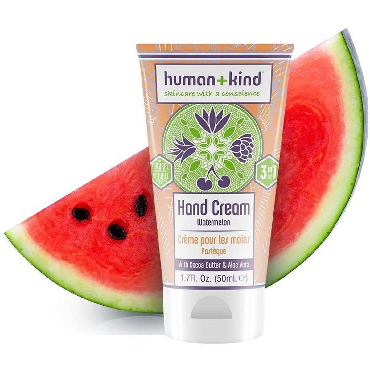 HUMAN KIND - Crema Para Manos Hidratante Sandía 50 Ml Human Kind