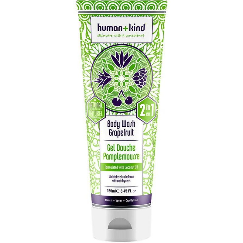 HUMAN KIND - Human+kind gel de baño - toronja, 250 ml.