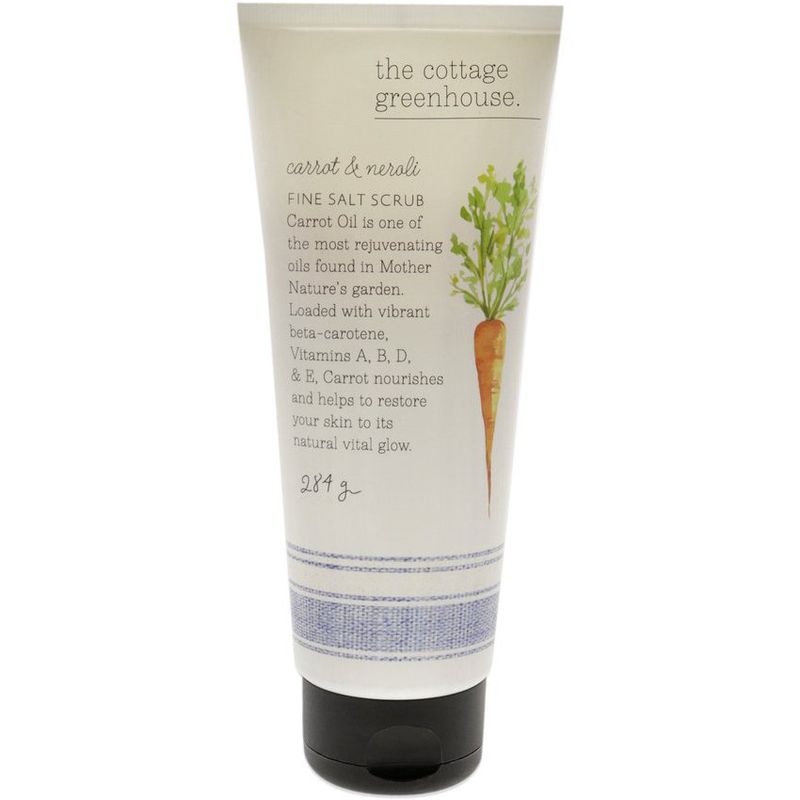 THE COTTAGE GREENHOUSE - Exfoliante Carrot&Neroli Fine Salt - The Cottage Greenhouse 296ml.