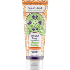 HUMAN KIND - Human+kind gel de baño - naranja, 250 ml.