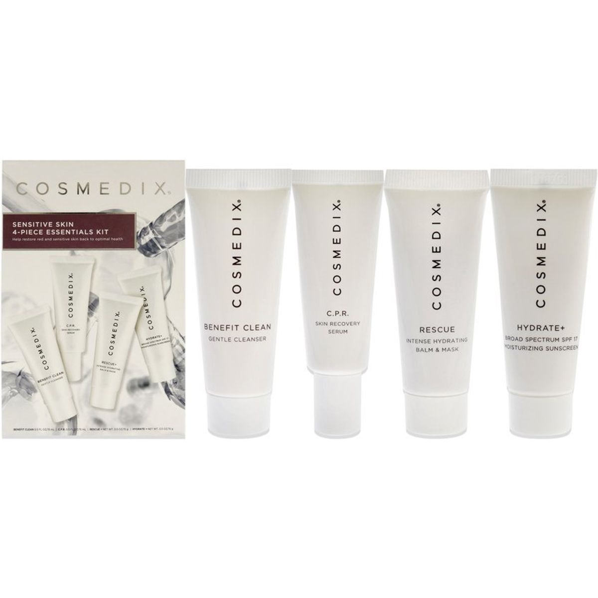 COSMEDIX - Kit esenciales piel sensible-cosmedix-4pc kit.