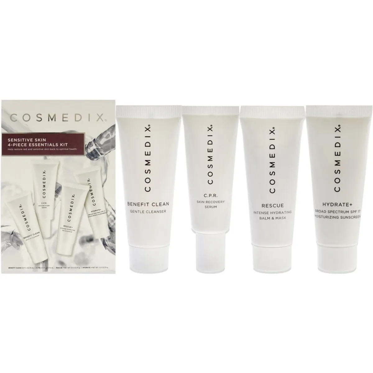 COSMEDIX - Kit esenciales piel sensible-cosmedix-4pc kit.