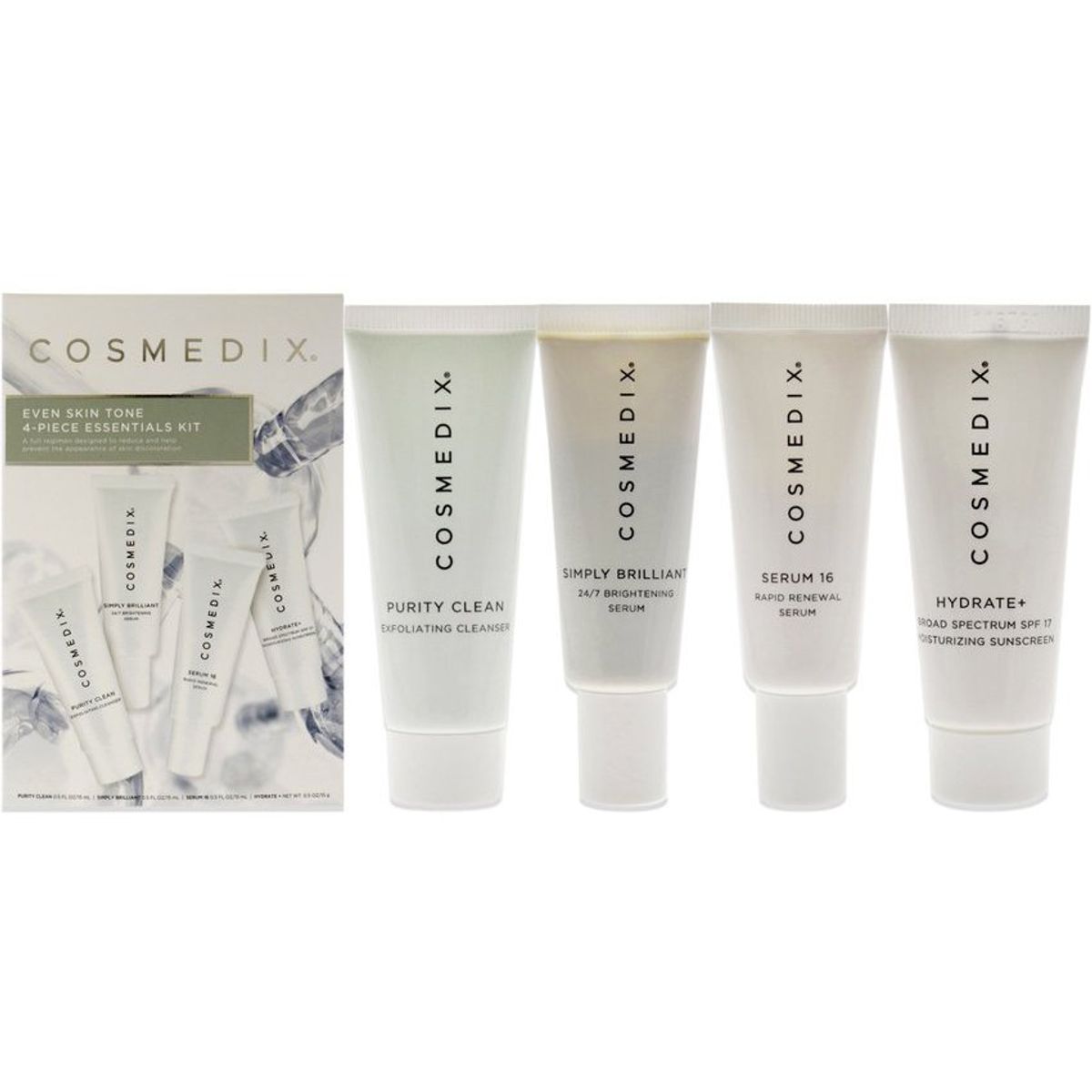 COSMEDIX - Kit esencial para un tono de piel uniforme-cosmedix-4pc kit