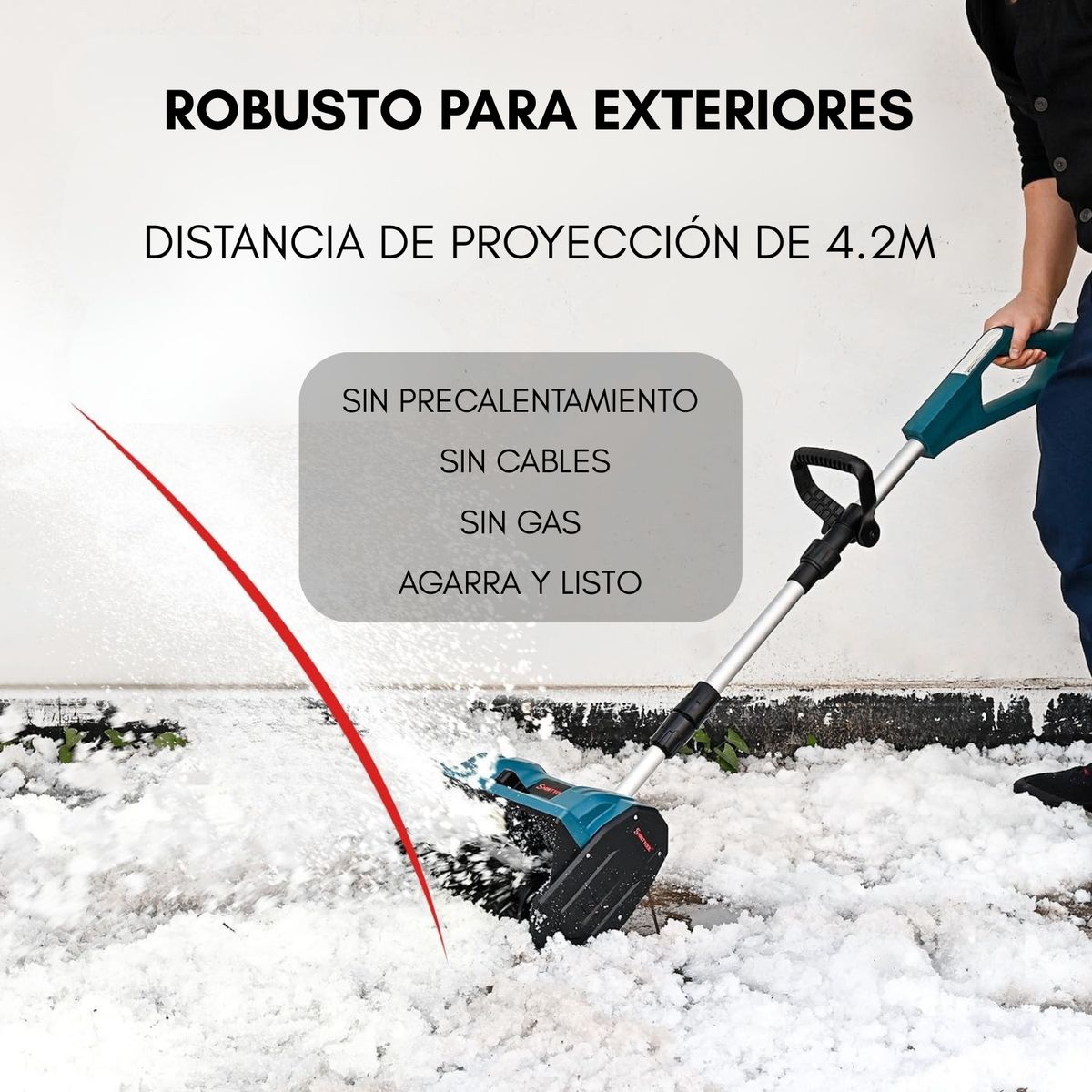 GENERICO - Quitanieves Eléctrico Para Quitar Nieve Funciona Con Bateria