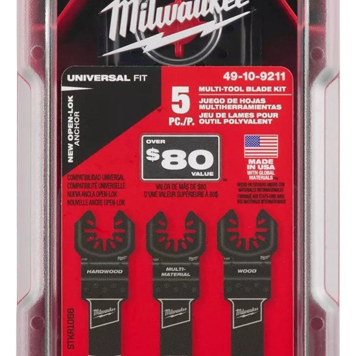 MILWAUKEE - Milwaukee- Oscilante Multiherramienta (5pc) 49-10-9211.- E.o