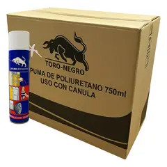 TORO - Espuma Expansiva Poliuretano Sellador Aislante 750ML CAJA 24 UNIDADES