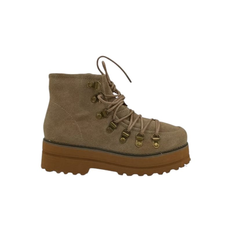 HERIEL - Botin Café Plataforma Mujer