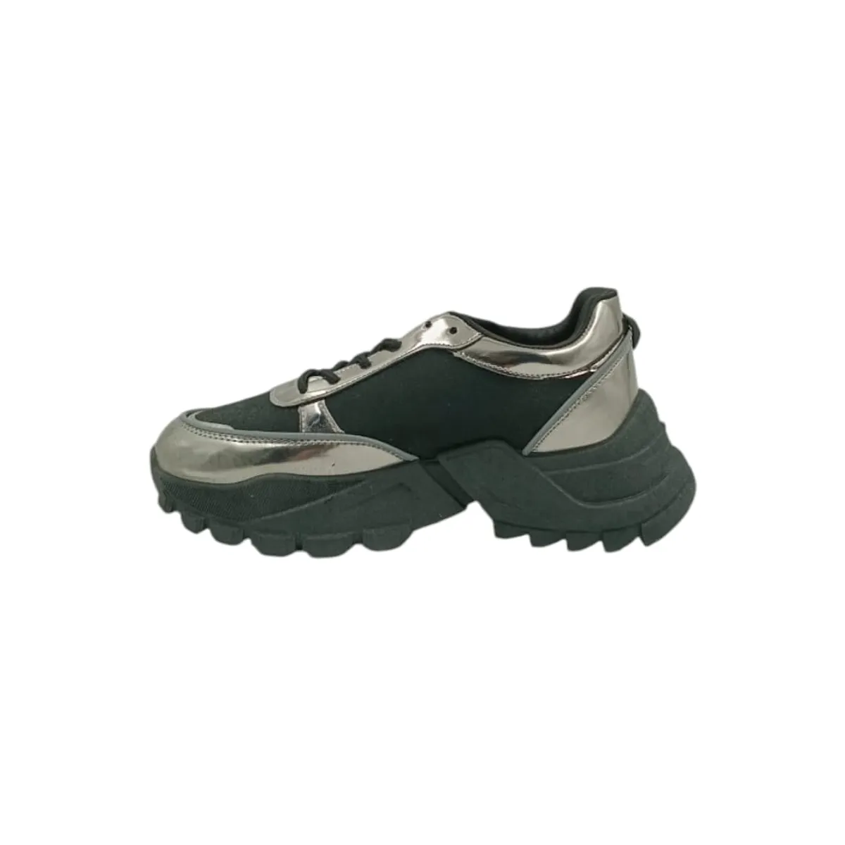 HERIEL - Zapatilla Negra Plataforma Mujer