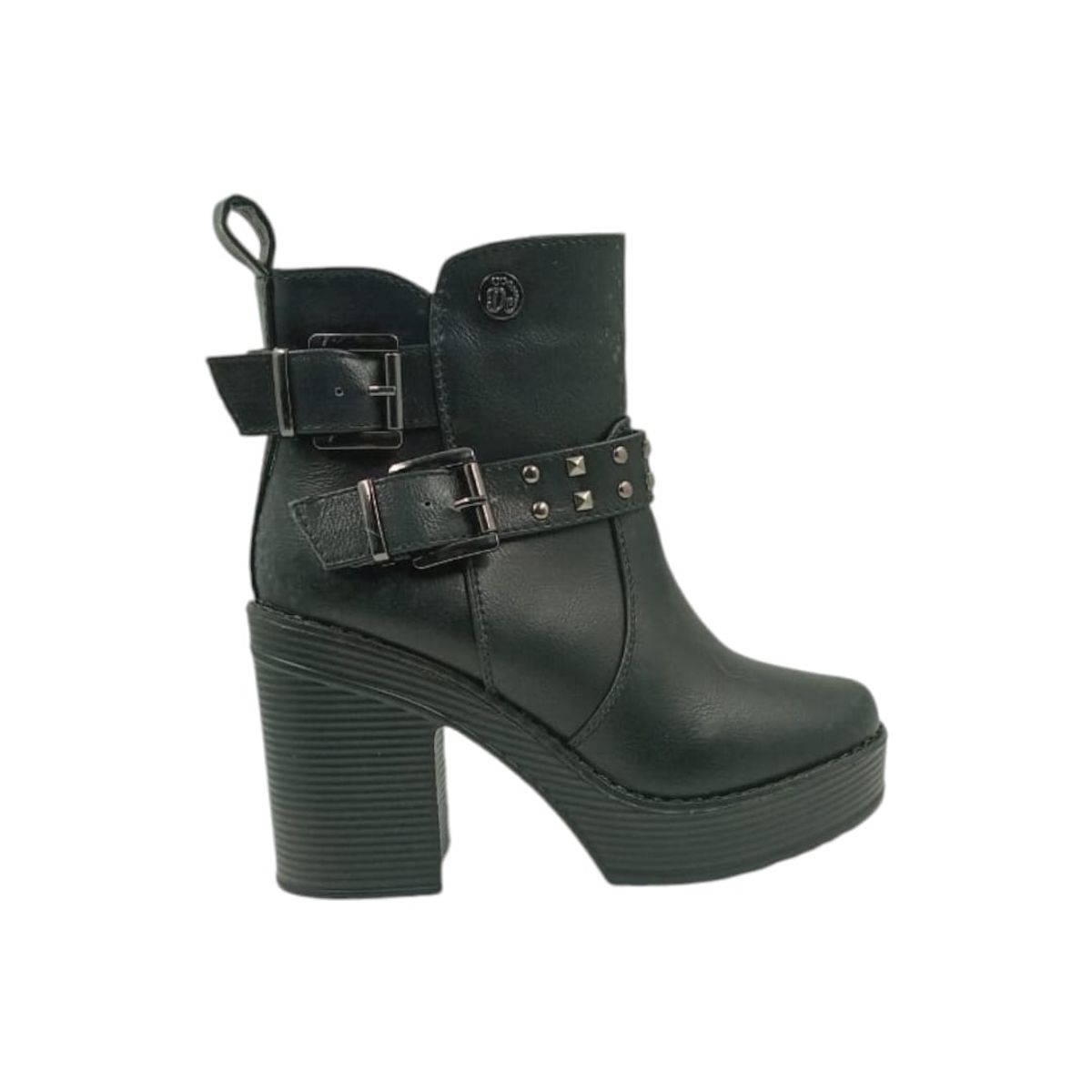 HERIEL - Botín Negro Plataforma Mujer