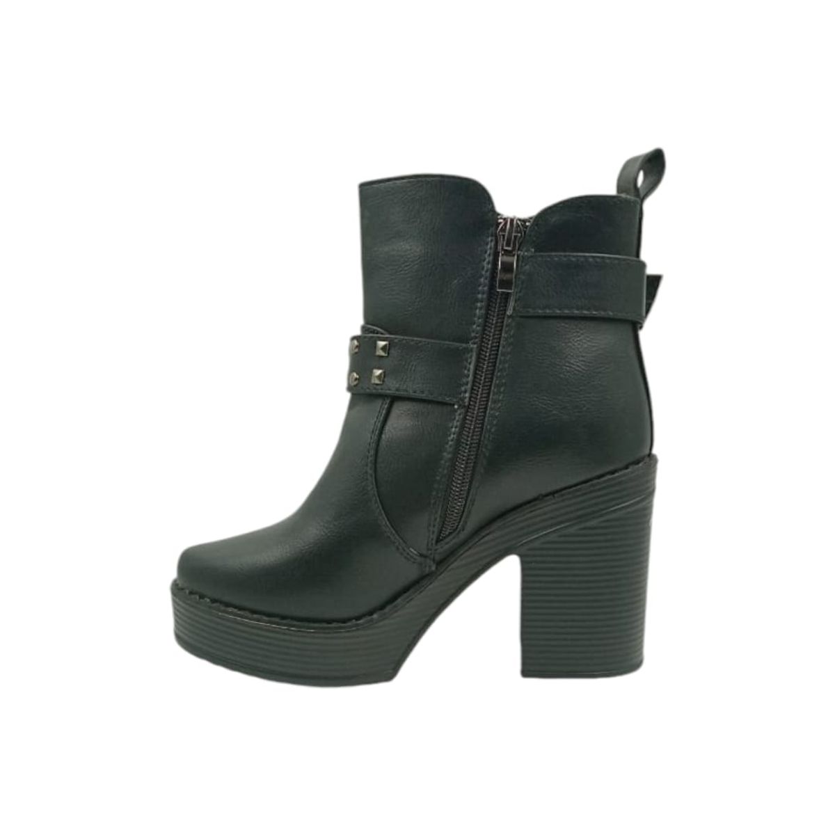 HERIEL - Botín Negro Plataforma Mujer