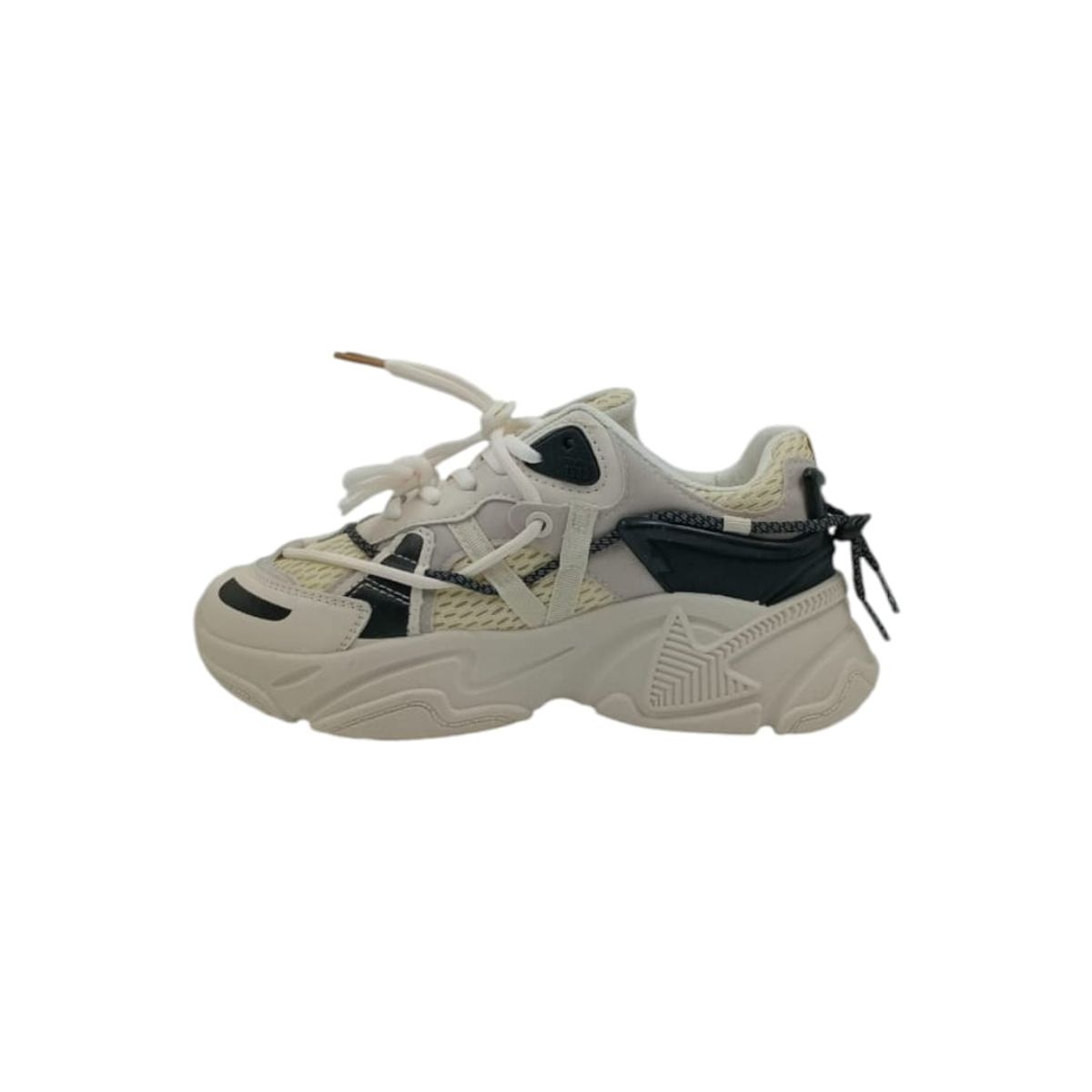 HERIEL - Zapatilla Beige Plataforma Mujer