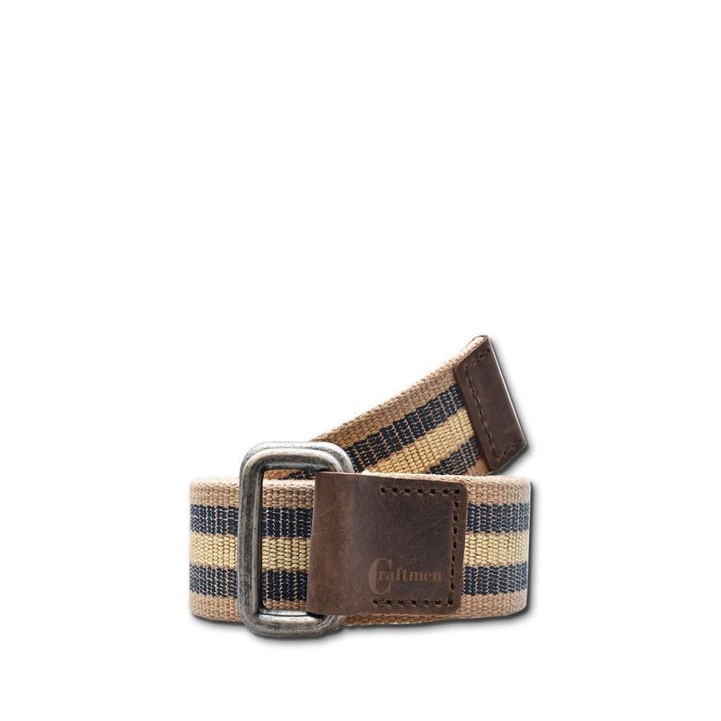 CRAFTMEN - Cinturon Craftmen Reata  Beige-Azul
