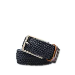 CRAFTMEN - Cinturon Hombre Trenzado Gris