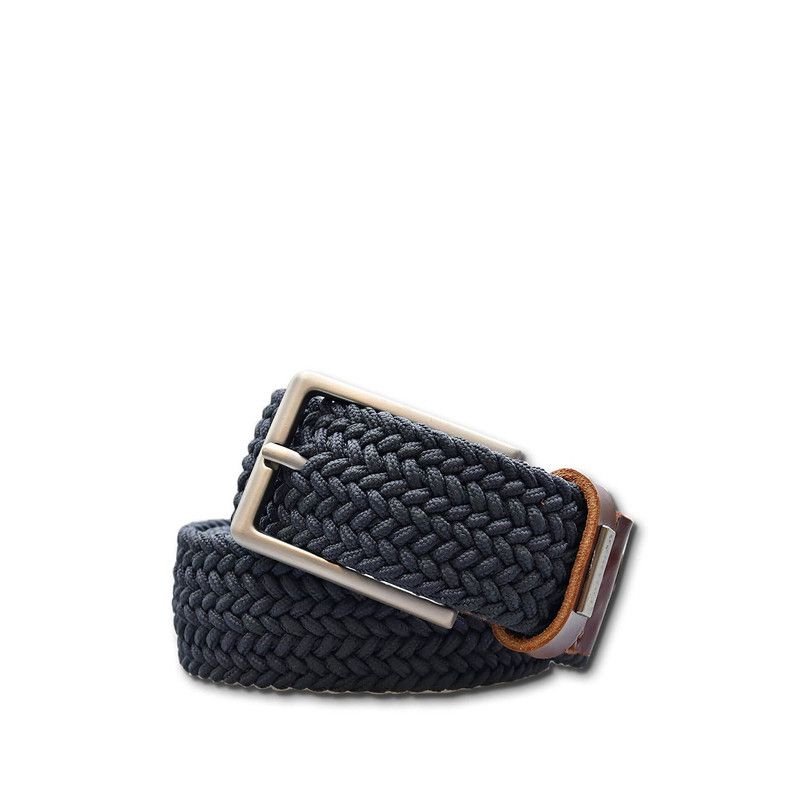 CRAFTMEN - Cinturon Hombre Trenzado Gris Craftmen