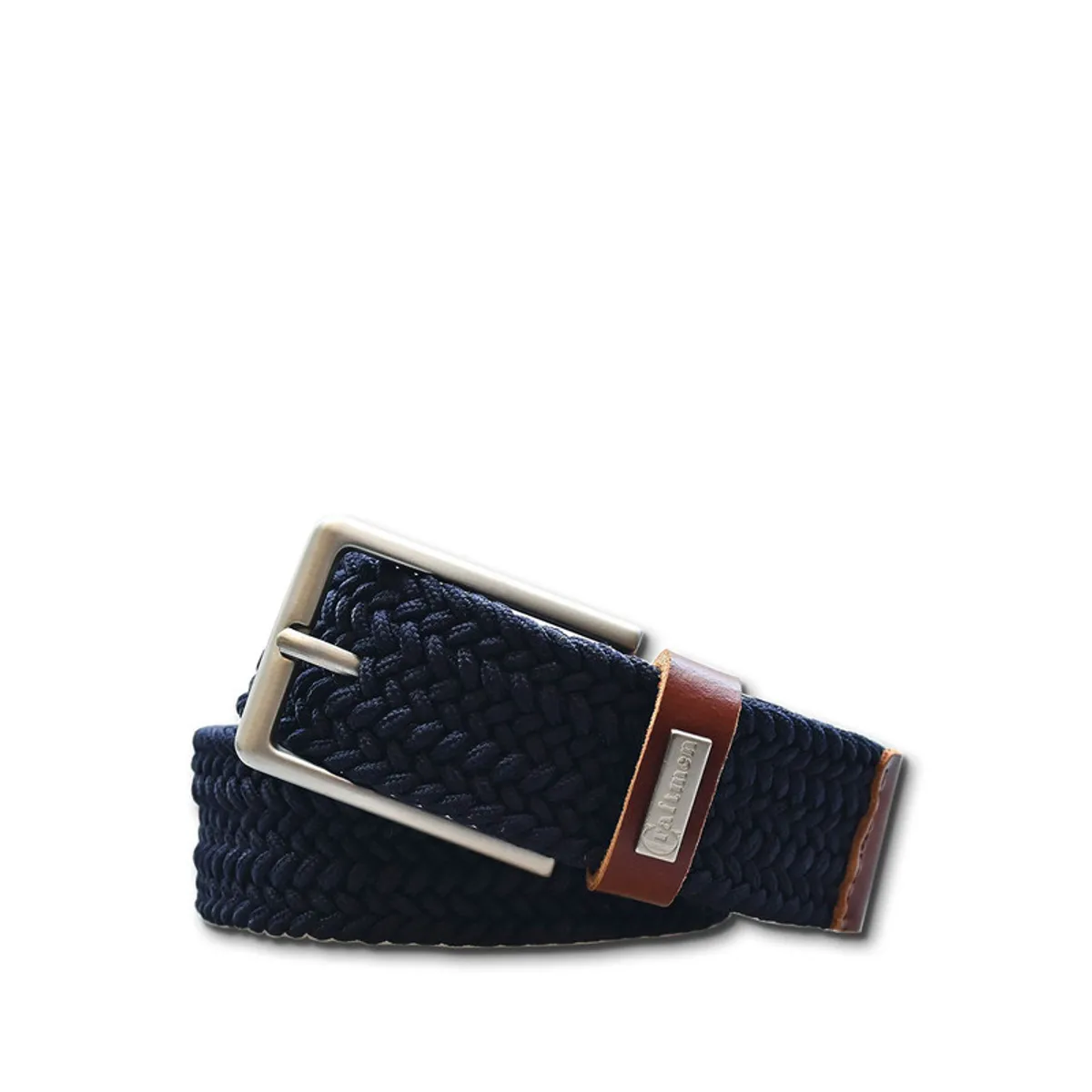 CRAFTMEN - Cinturon Hombre Trenzado azul  Craftmen