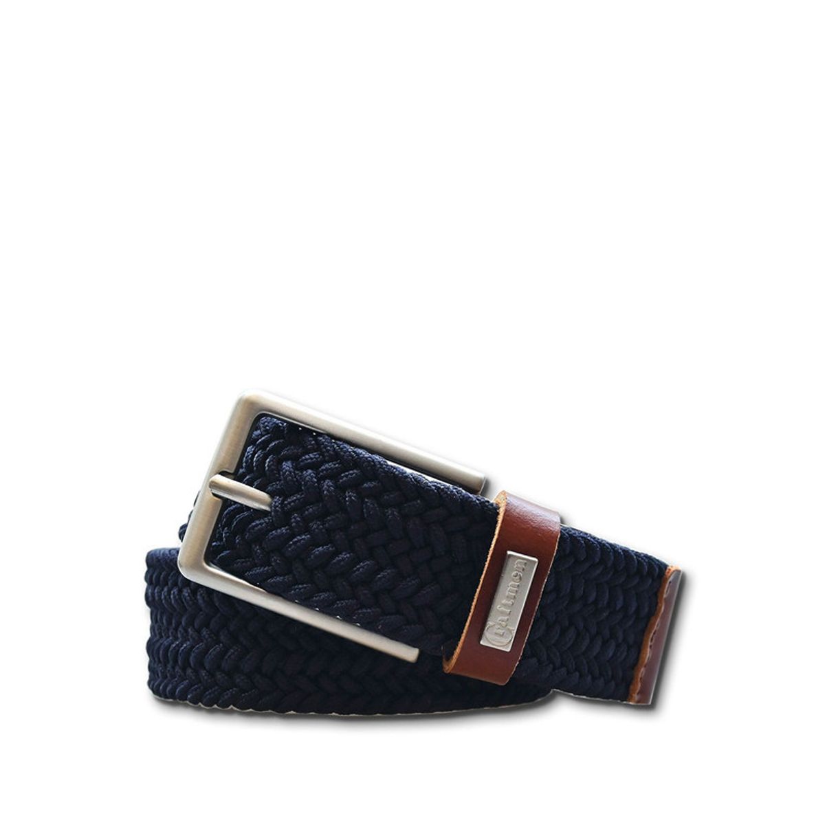 CRAFTMEN - Cinturon Hombre Trenzado azul  Craftmen