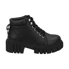 DETOGNI - Botin Casual Mujer Negro Plataforma Cleo