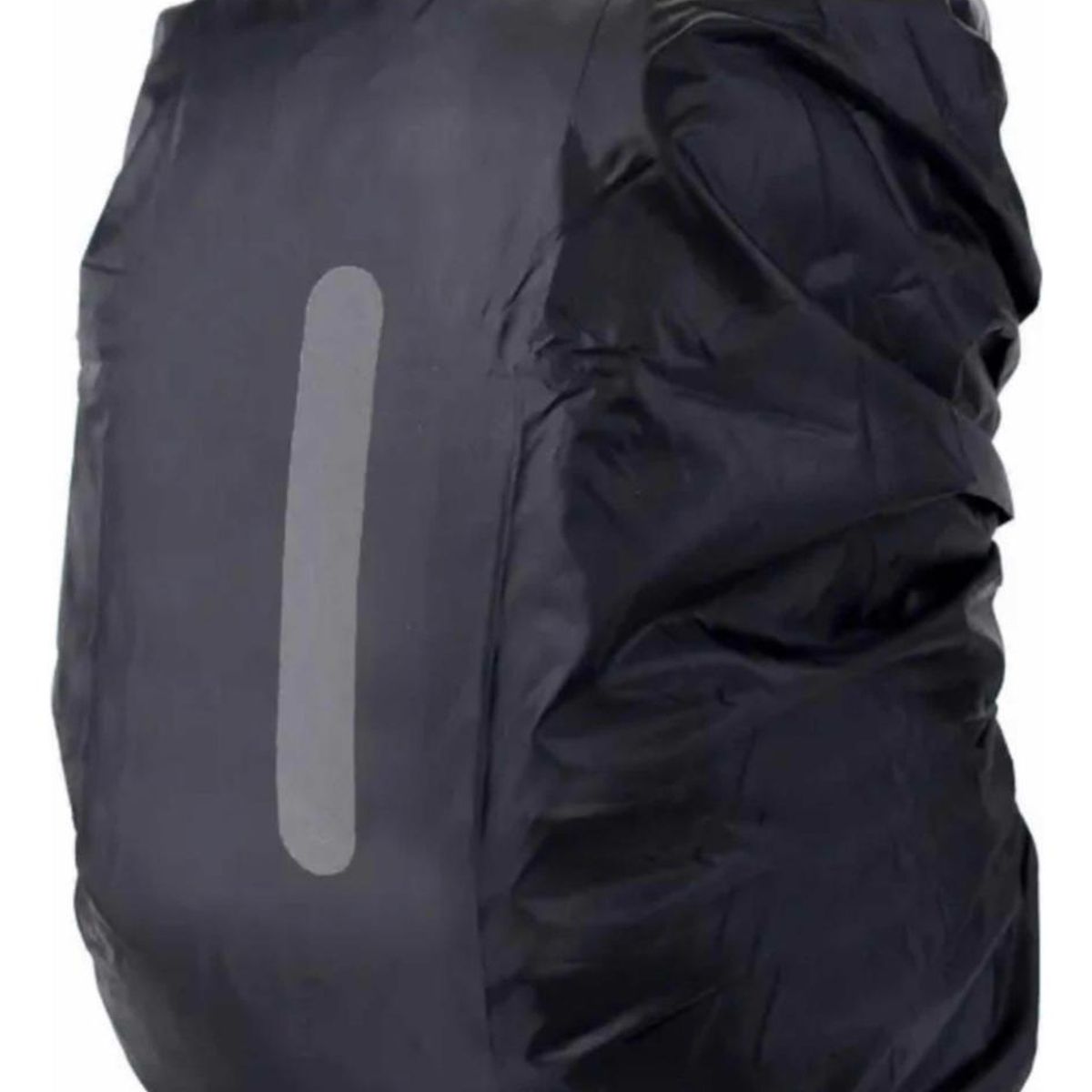 GENERICO - Pack X2 Cubre Mochila Cobertor Impermeable Reflectante 80lts Negro