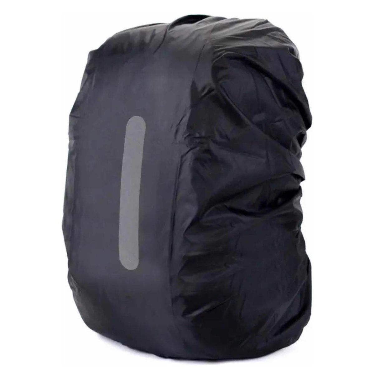 GENERICO - Pack X2 Cubre Mochila Cobertor Impermeable Reflectante 80lts Negro