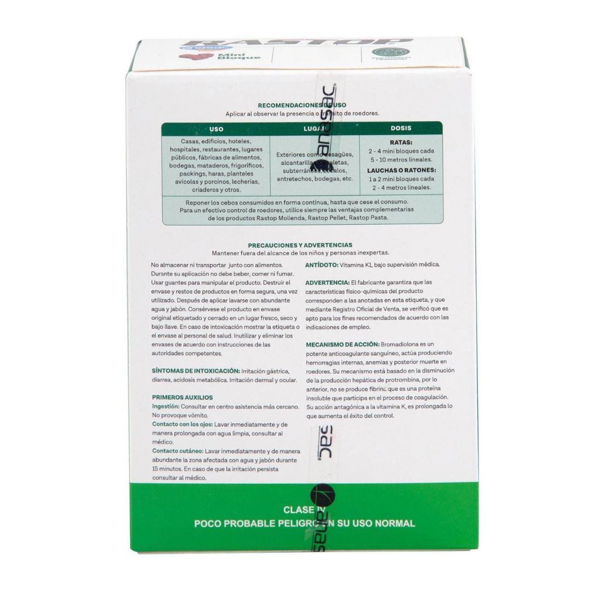 ANASAC - RASTOP MINI BLOQUE 100 G