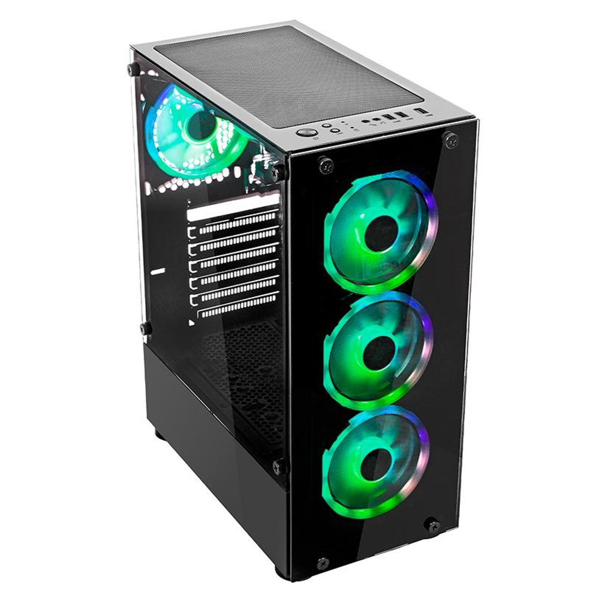 SNAKE GAMER - Pc Gamer Vibora V8 Ryzen 5 5500 GT 1030 SSD 256GB RAM 16GB W11P