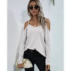 VARIOS - Camiseta WaffleCharm Gris She Shines