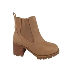 HERIEL - Botín Camel Taco mujer.