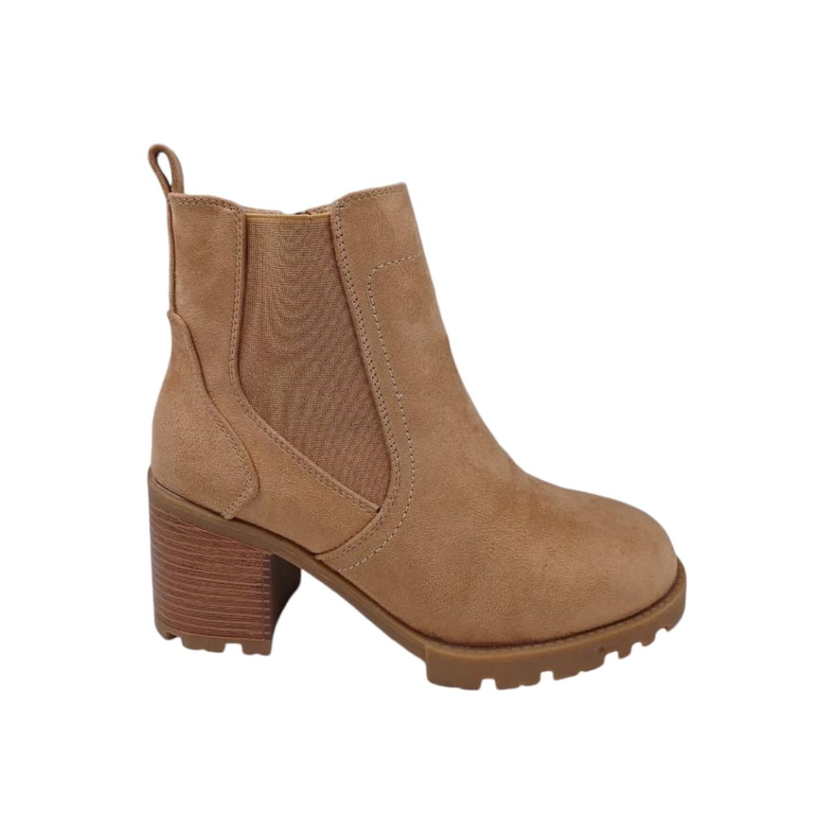 HERIEL - Botín Camel Taco mujer