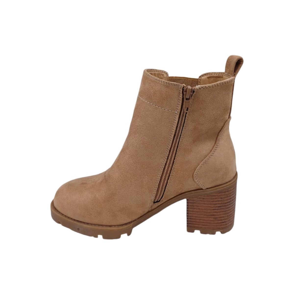 HERIEL - Botín Camel Taco mujer